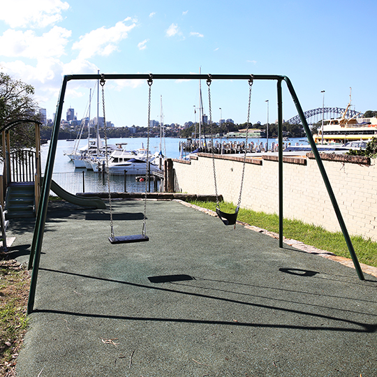 Campbell Street Playground view